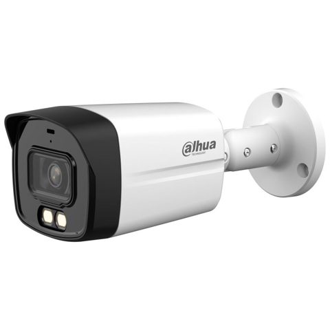 Camera 4K HDCVI Dahua HAC-HFW1801TLM-IL-A-0360B-S2, 8MP, lentila 3.6mm, Smart Dual Light 40m, microfon, 120 dB true WDR, IP67