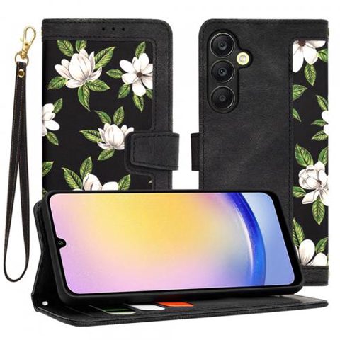 Husa pentru Samsung Galaxy A25 A256, Techsuit, FlipCraft, Neagra
