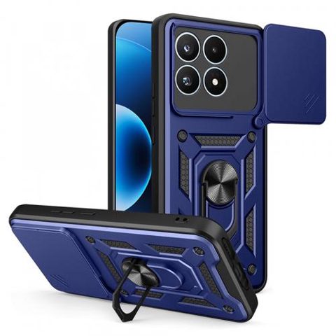 Husa pentru Xiaomi 17, Techsuit, CamShield, Albastra