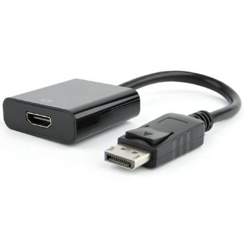 Cablu Gembird AB-DPM-HDMIF-002, DisplayPort (T) - HDMI (M), 10cm, rezolutie maxima Full HD la 60Hz, Negru