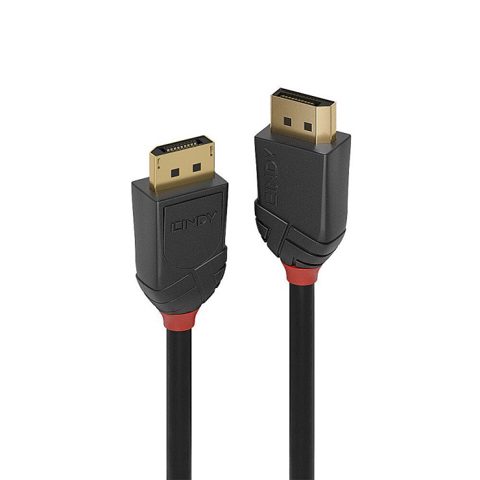 Cablu DisplayPort 16K60Hz v2.1 Black Line T-T 0.5m, Lindy L36515