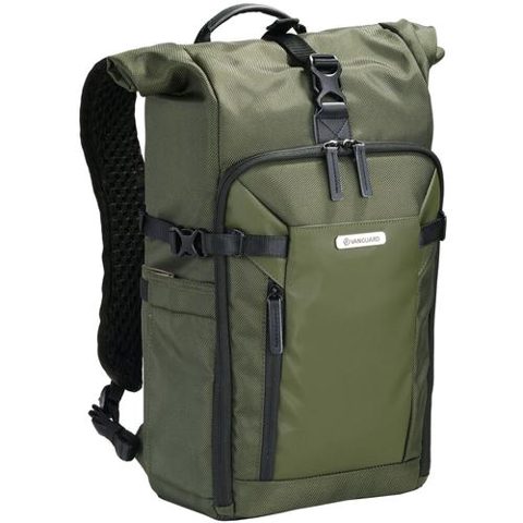 Ghiozdan foto Vanguard VEO SELECT 39RBM GR, Compatibil Universal cu Camere foto si accesorii, Stocare organizata, Spatiu destinat tableta 9.7inch (Verde)