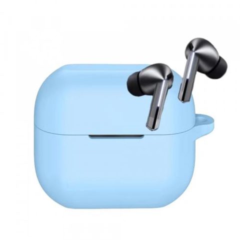 Husa Techsuit Silicone Case pentru Samsung Galaxy Buds 3 / 3 Pro (Albastru deschis)