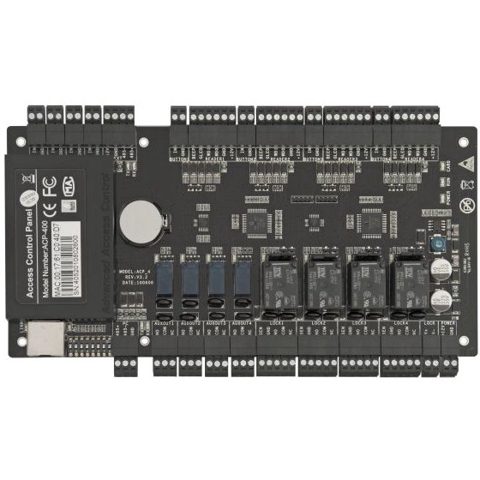 Centrala de control acces pentru 4 usi unidirectionale sau 2 bidirectionale ZKTeco CCA3-4-1