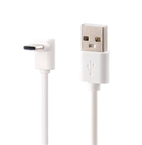Cablu USB-A 3.2 la USB type C drept/unghi sus/jos T-T 2m Alb, ku31cze2w