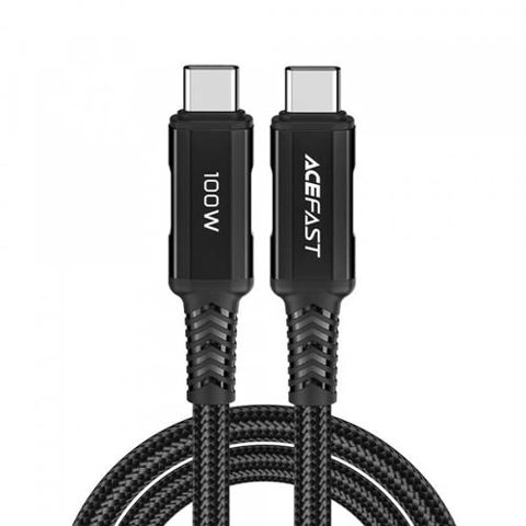 Cablu De Date si Incarcare USB-C - USB-C Acefast C4-03, 100W, 2m (Negru)