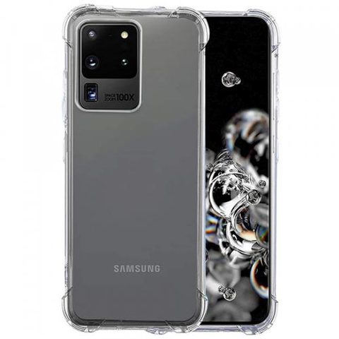 Husa pentru Samsung Galaxy S20 Ultra 5G G988 / S20 Ultra G988, Techsuit, Shockproof Clear, Transparenta