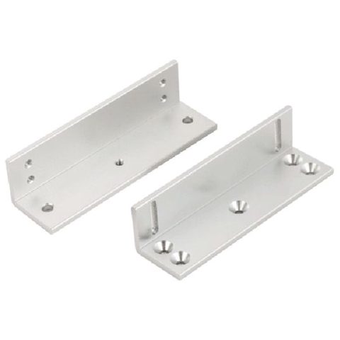 Suport in forma de Z SB-110Z pentru montarea electromagnetilor de 110kgf pe usi cu toc ingust si deschidere la interior