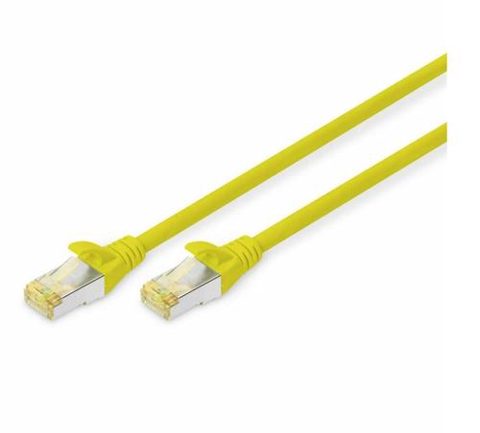 Cablu de retea Digitus DK-1644-A-005/Y, CAT6A, S-FTP, 0.5 m, Galben