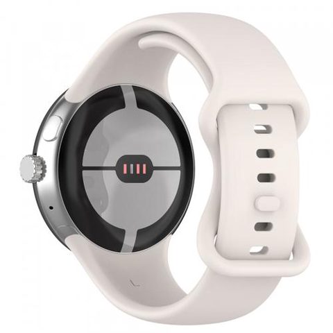 Curea Techsuit W031 pentru Google Pixel Watch 3 45mm, Crem