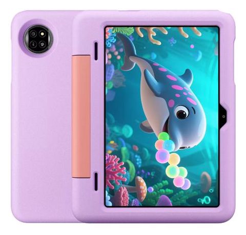 Tableta Blackview Tab 20 Kids, Procesor Quad-Core Unisoc T310, Ecran HD+ IPS 60Hz 10.1inch, 4GB RAM, 64GB Flash, 8MP, Android 15, Mod PC, Google Kids Space, 6600 mAh, 10W, Wi-Fi (Roz)