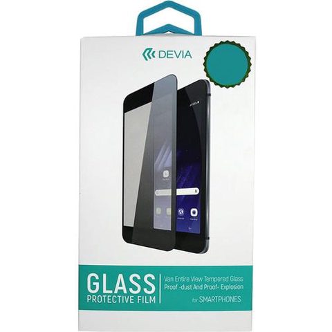 Folie de protectie Devia, Sticla Temperata pentru Samsung Galaxy A22 4G, 9H, 0.26mm, Black