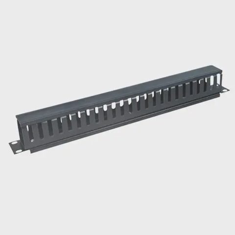 Organizator cablu cu capac detasabil LogiLink ORCC01B, 19'' 1U