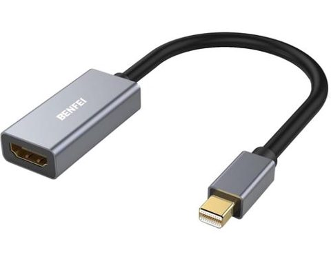 Adaptor Video Benfei, MiniDisplayPort - HDMI, Gri