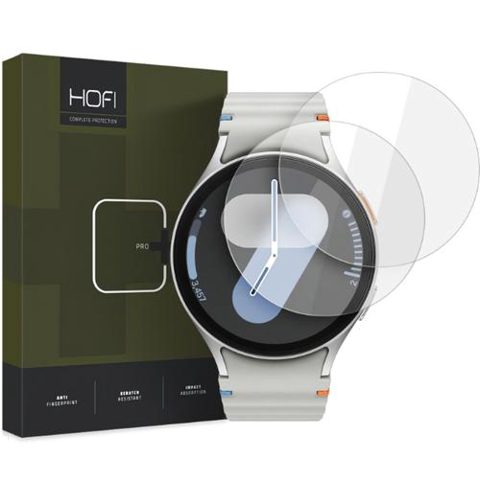 Set 2 bucati Folie Protectie HOFI Glass PRO+ pentru Samsung Galaxy Watch 7, Watch 6, Watch 5, Watch 4, 40mm, Sticla Securizata