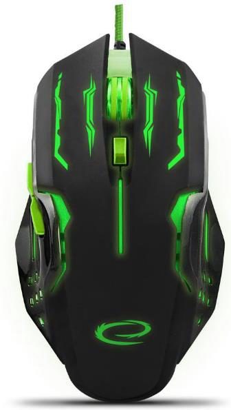 Mouse Esperanza Gaming EGM403G (Negru/Verde)