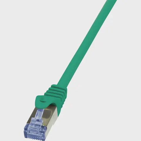 Cablu S/FTP LOGILINK Cat6a, LSZH, cupru, 3 m, verde, AWG26, dublu ecranat CQ3065S