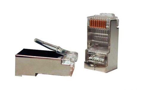 Conector RJ45 cat.5 ecranat, PLUG5SP