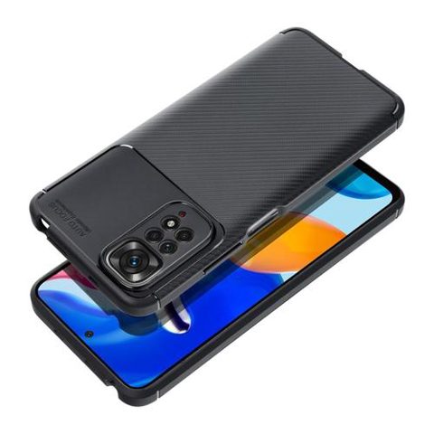 Husa pentru Xiaomi Redmi 13C, OEM, Carbon Premium, Neagra