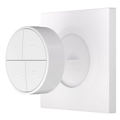 Intrerupator Smart Sonoff Fusion SNZB-01M, 4 Butoane, Protocol Dublu Zigbee 3.0 & eWeLink-Remote, Wireless, Alb / 6920075743609