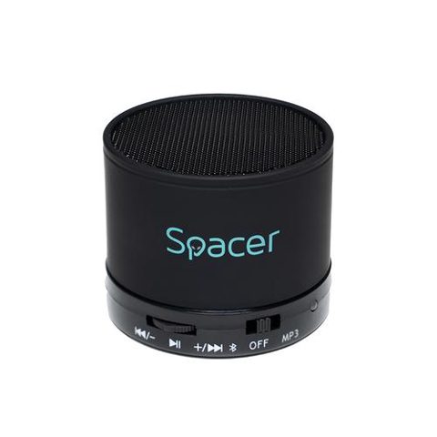Boxa Portabila Spacer Topper, 3W, Bluetooth (Negru)