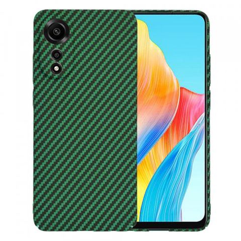 Husa pentru Oppo A78 4G, Techsuit, Carbonite FiberShell, Verde