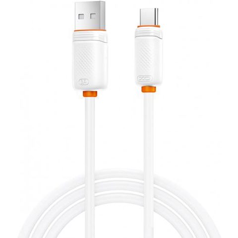 Cablu Date si Incarcare USB-A - USB-C XO Design NB302, 18W, 1m, Alb