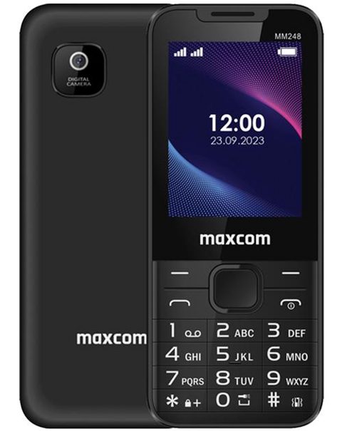 Telefon mobil MaxCom Classic MM248 Light, Dual SIM, 4G (Negru)