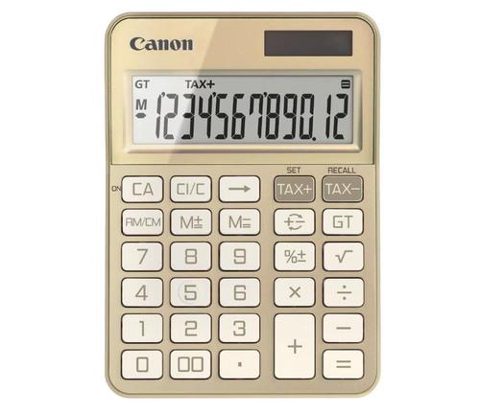 Calculator de birou Canon KS-125KB-GD (Auriu)