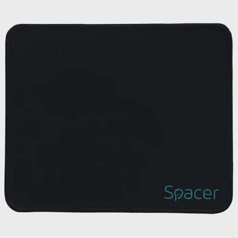 Mousepad Spacer, cauciuc si material textil, 220 x 180 x 2 mm, negru, SP-PAD-S