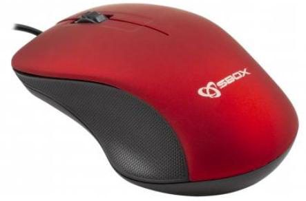 Mouse Optic SBOX M-958, 1000 DPI (Rosu)