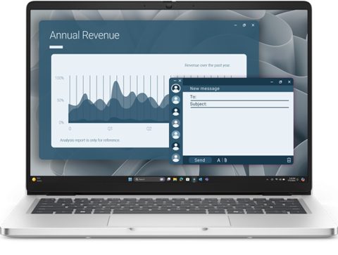 Laptop Dell Pro 14 Plus PC14255 (Procesor AMD Ryzen AI 7 PRO 350 (16M Cache, up to 5.0 GHz), 14inch FHD+, 16GB DDR5, 1TB SSD, AMD Radeon 860M, Windows 11 Pro, Argintiu)