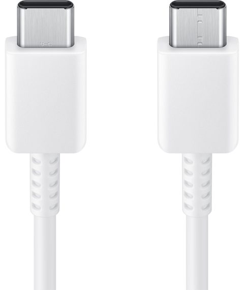 Cablu Date si Incarcare USB-C - USB-C Samsung EP-DA705BWE, 25W, 1m, GP-TOU021RFBWW, Bulk (Alb)