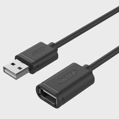 Cablu prelungitor USB Unitek Y-C418GBK USB 2.0 A tata / A mama, 5 m