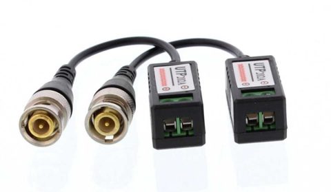 Video balun HD cu surub pentru cablu UTP/FTP, BLN-HD-S01-WL
