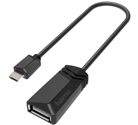Adaptor Hama 200308 USB - Micro-USB (Negru)