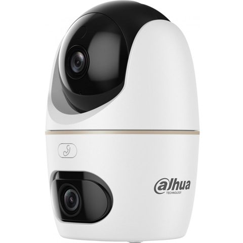 Camera WiFi interior Dahua DH-H5D-5F, Pan/Tilt, 5+5MP, WiFi 6, Night Vision, Dual Light, AI persoane/animale, Tracking, Two-way talk, Alarma