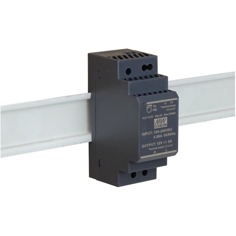 Sursa de alimentare Mean Well HDR-30-12, 12V, 30W, 2A, sina DIN
