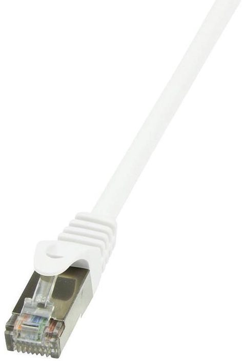 Cablu F/UTP LogiLink CP2101S, Patchcord, CAT.6, 15 m (Alb)