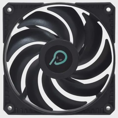 Ventilator Spacer PC 120x120x25 mm SPFC-120-3P, rulment hydraulic, 45 CFM, conector 3-pin, Negru