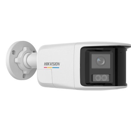 Camera IP Dual lens 6MP, 2 x lentila 2.8mm 180 , IR & WL 30m ColorVu, Audio+Stroboscop - HIKVISION DS-2CD1T67G2HP-LIUF-SL-2.8mm