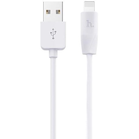 Cablu de date Hoco X1 Rapid, USB - Lightning, 1m, 2.1A, Alb