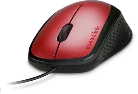 Mouse Optic Speedlink Kappa, USB, 1000 DPI (Negru/Rosu)