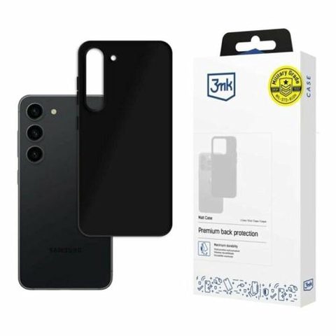 Husa de protectie 3mk Matt Case pentru Samsung S22+, NegrU