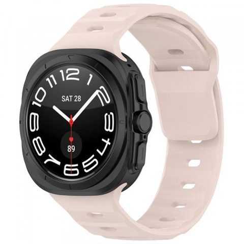 Curea Techsuit W055 pentru Samsung Galaxy Watch Ultra, Roz