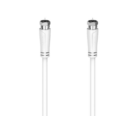 Cablu coaxial Hama 205063, 90 dB, 1.5 m (Alb)