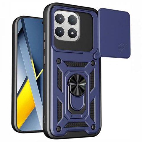 Husa pentru Xiaomi Poco F8 Pro, Techsuit, CamShield, Albastra