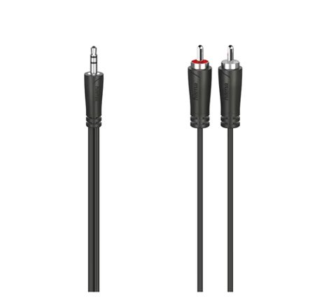 Cablu audio Hama 200720, Jack 3.5mm - RCA, 1.5m (Negru)