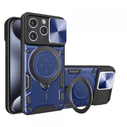 Husa pentru Apple iPhone 15 Pro Techsuit CamGuard Pro (Albastru)