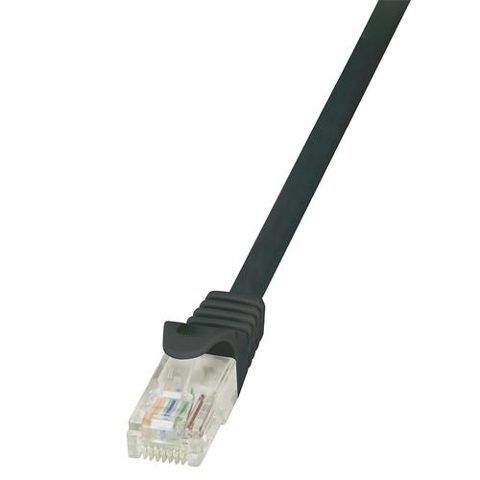 Cablu patchcord gembird, logilink, CAT6 U/UTP EconLine 1,50m negru